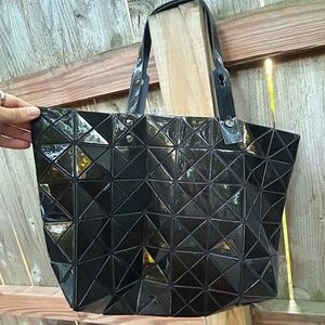 Bao Bao Issey Miyake Geometric Prism Black Tote Bag